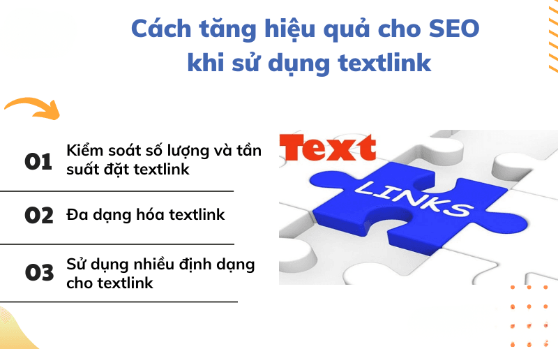 Cách sử dụng textlink hiệu quả